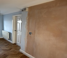 Domestic room decorating and finishing work